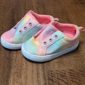 Rainbow Glitter Kids Shoes